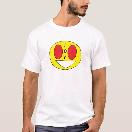 Vreugde gezicht t-shirt (Voorkant)