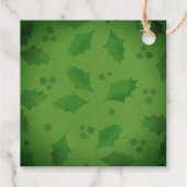 Vreugde Gouden Folie Misteltoe Vrolijk Kerstfeest Bedankjes Labels (Achterkant)