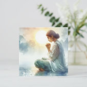 Vreugde, hoop en gebed (Romeinen 12:12 NLT) Kaart (Staand voorkant)