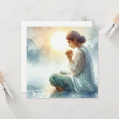 Vreugde, hoop en gebed (Romeinen 12:12 NLT) Kaart (Voorkant / Achterkant in situ)