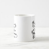 Vreugde Hoop Liefde Vrede Kerstmis Print Modern Wi Koffiemok (Center)