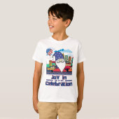 Vreugde in 4 juli-viering t-shirt (Voorkant volledig)