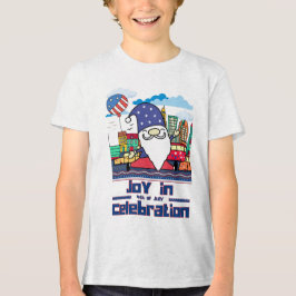 Vreugde in 4 juli-viering Tri-Blend shirt