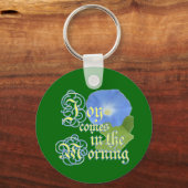 Vreugde in de ochtend sleutelhanger (Voorkant)