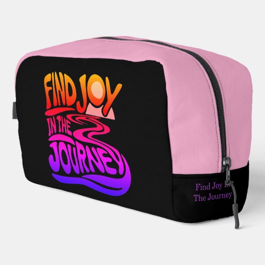 Vreugde in de reis toilettasje (Rechterhoek)