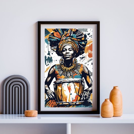 Vreugde in elk ritme poster