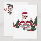 Vreugde in elke envelop: Kerstkaarten 2025 Feestdagenkaart (Voorkant / Achterkant)