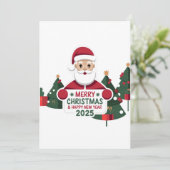 Vreugde in elke envelop: Kerstkaarten 2025 Feestdagenkaart (Staand voorkant)