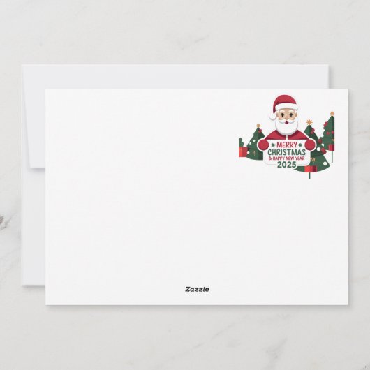 Vreugde in elke envelop: Kerstkaarten 2025 Feestdagenkaart (Achterkant)