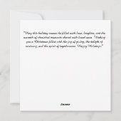 Vreugde in Festiviteit Feestdagenkaart (Achterkant)