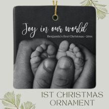 "Vreugde in onze wereld" Baby's eerste kerstvakant