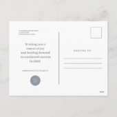 Vreugde in Script en Ornament | Vakantie groeten Feestdagenkaart (Achterkant)