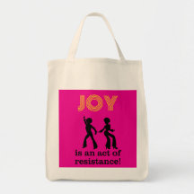 Vreugde is een daad van verzet! - tote bag (2-zijd