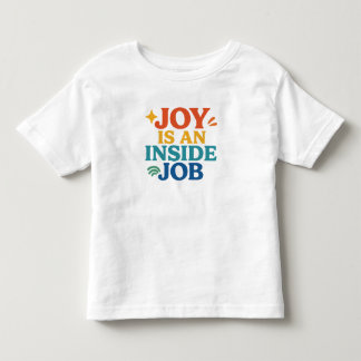 Vreugde is een innerlijke aangelegenheid kinder shirts