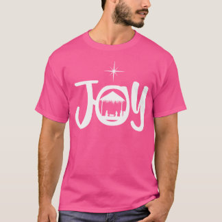 Vreugde Jezus Geboorte Scène Koele Kerstmis Kledin T-shirt