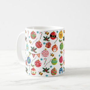 Vreugde Kerst, Kerst-Bal-Ornament Koffiemok