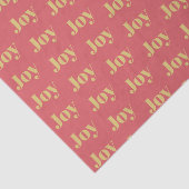 Vreugde Kerst Tissue Papier (Detail)