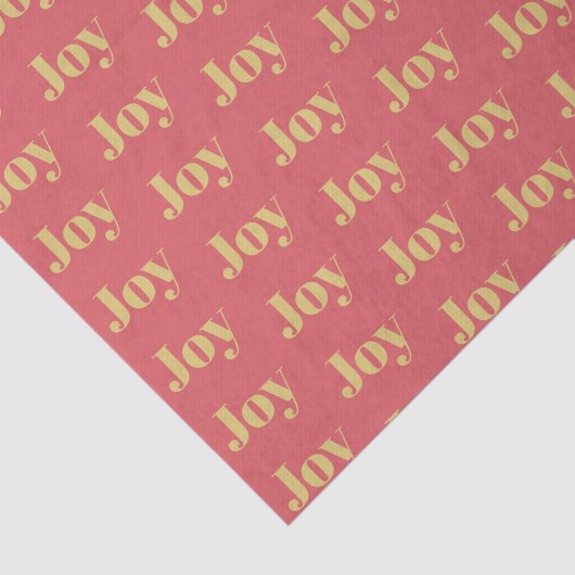 Vreugde Kerst Tissue Papier (Detail)