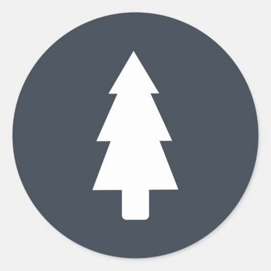 Vreugde Kerstboom Sticker (Voorkant)