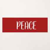 Vreugde Kerstboom Vrede Yogamat (Achterkant (horizontaal))