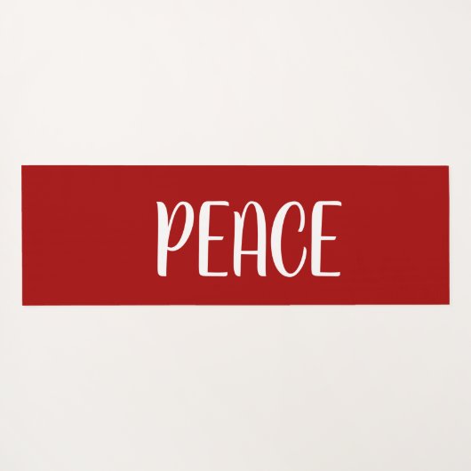 Vreugde Kerstboom Vrede Yogamat (Achterkant (horizontaal))