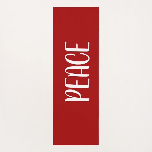 Vreugde Kerstboom Vrede Yogamat (Achterkant)