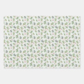 "Vreugde" Kerstkrans Inpakpapier Vel (Voorkant 2)