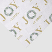 "Vreugde" Kerstkrans Tissuepapier (Detail)