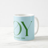 vreugde | Kerstmis Koffiemok (Voorkant rechts)