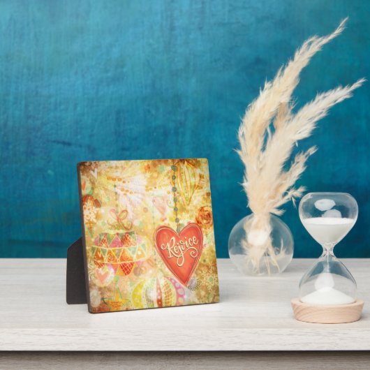 Vreugde Kerstmis Ornament Inspirivity Fotoplaat (Insitu)