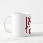 Vreugde Kerstmis Vakantie Mok (Links)