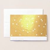 Vreugde. Kerstvakantie luxe Folie Kaarten (Met envelop)