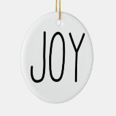 VREUGDE - KERSTVERSIERING KERAMISCH ORNAMENT (Rechts)