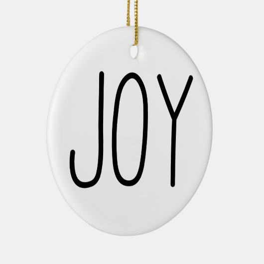 VREUGDE - KERSTVERSIERING KERAMISCH ORNAMENT (Rechts)