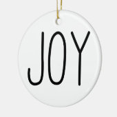 VREUGDE - KERSTVERSIERING KERAMISCH ORNAMENT (Links)