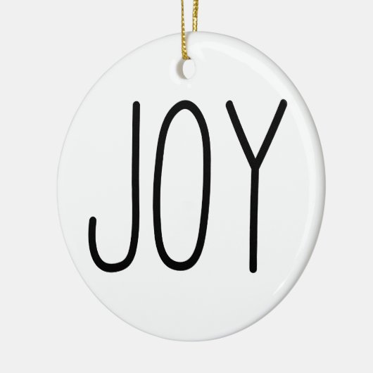 VREUGDE - KERSTVERSIERING KERAMISCH ORNAMENT (Links)