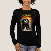 Vreugde komt in de ochtend Tri-Blend shirt (Voorkant)