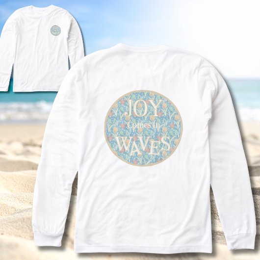 Vreugde Komt in Golven – Boho Strand  Tri-Blend Shirt