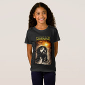 Vreugde komt 's ochtends t-shirt (Voorkant volledig)
