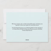 Vreugde Liefde en Vrede Drie Foto Vakantie Kaart (Achterkant)