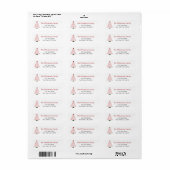 Vreugde Liefde Vrede Geloof Kerst Vakantie Label (Full Sheet)
