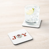 Vreugde met krans bier onderzetter (Rechterzijde)