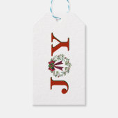 Vreugde met krans cadeaulabel (Voorkant)