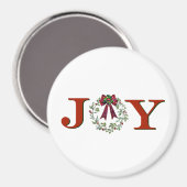 Vreugde met krans magneet (Voorkant / Achterkant)