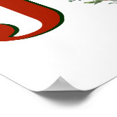 Vreugde met krans poster (Hoek)