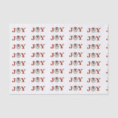 Vreugde met krans tissuepapier (Voorkant)