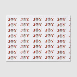 Vreugde met krans tissuepapier