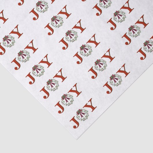 Vreugde met krans tissuepapier (Detail)