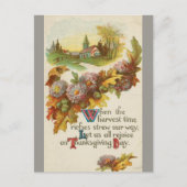 vreugde op Thanksgiving Dag Briefkaart (Voorkant)