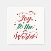 vreugde over de wereld servetten (Voorkant)